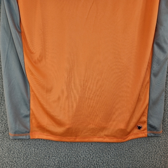 Beach Bros Men's Orange & Gray Pull Over Shirt Sz XL Surfing Swimming Biking - Picture 4 of 10